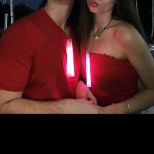 Red Hollister Tube Top